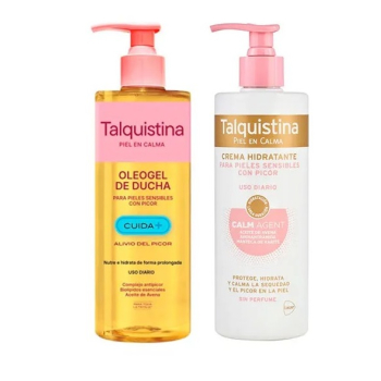 Pack Talquistina Oleogel de Ducha + Crema Hidratante