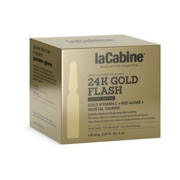 24K Gold Flash Ampolla efecto tensor inmediato