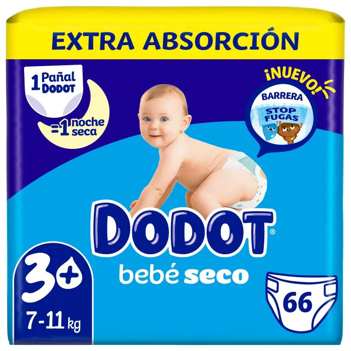 Dodot Extra Jumbo Pack Talla 3+ Perfumerias Primor