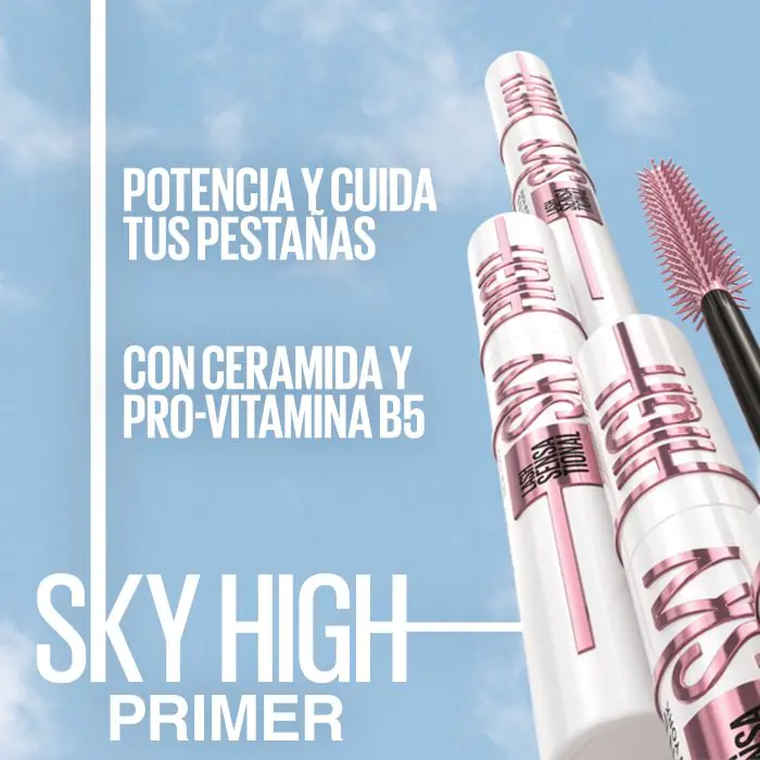 Lash Sensational Sky High Primer con Color Negro Lash Sensational Sky High Primer con Color Negro
