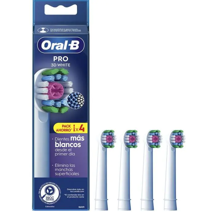 Oral-B Pro 3D White Recambio cepillo de dientes eléctrico
