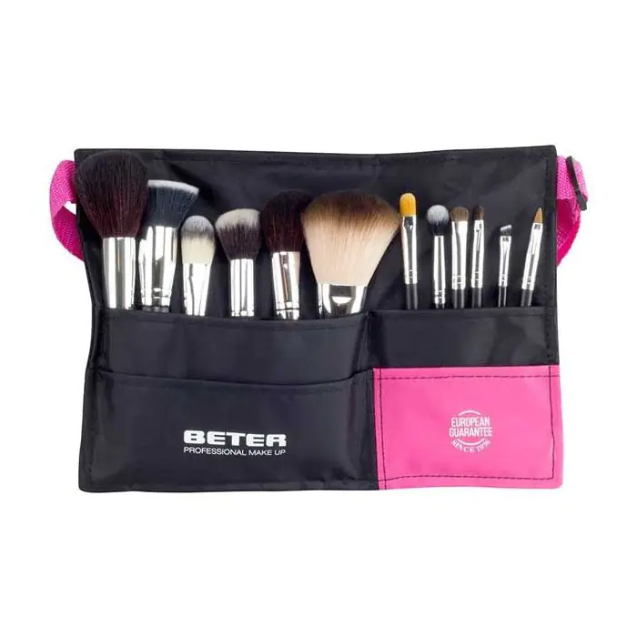 Beter Cinturón Ajustable con 12 Brochas Professional Makeup