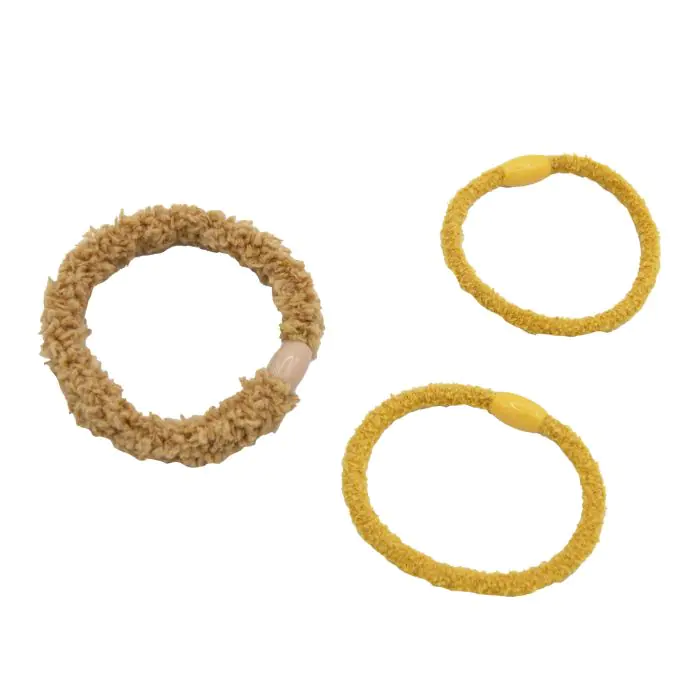 Set 3 Gomas Fluffy Amarillas