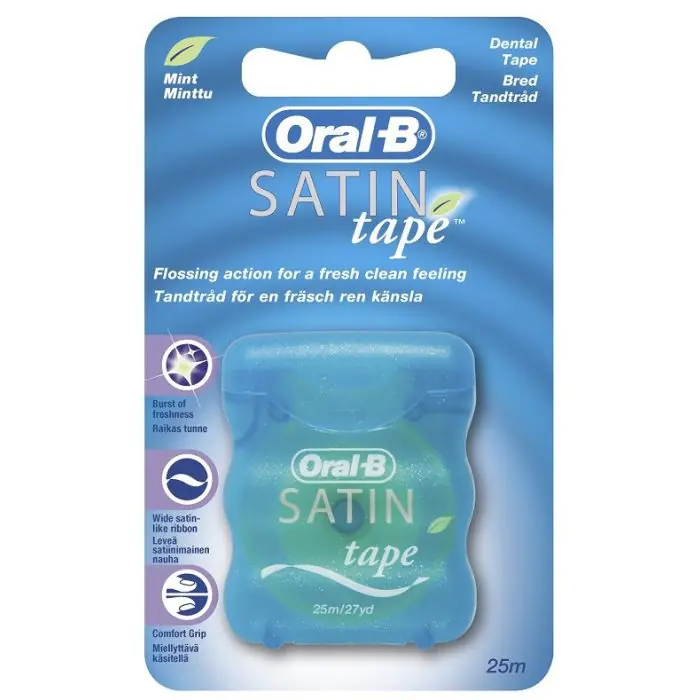 Oral-B Satin Tape Seda Dental Menta 25M Perfumarias Primor