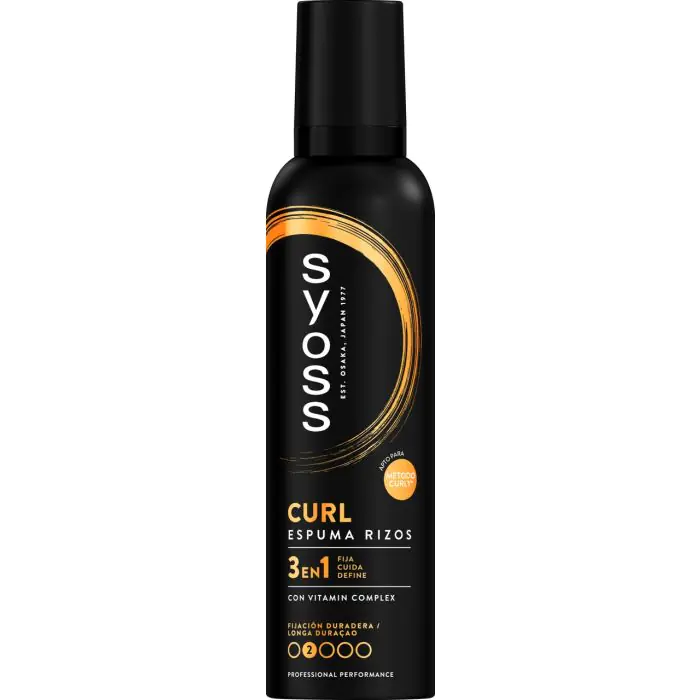 Syoss Mousse de espuma para caracóis RizosFlex Perfumarias Primor