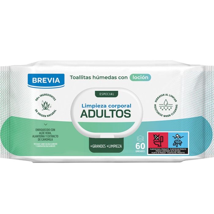 Brevia Toallitas Corporales Adultos Perfumerias Primor