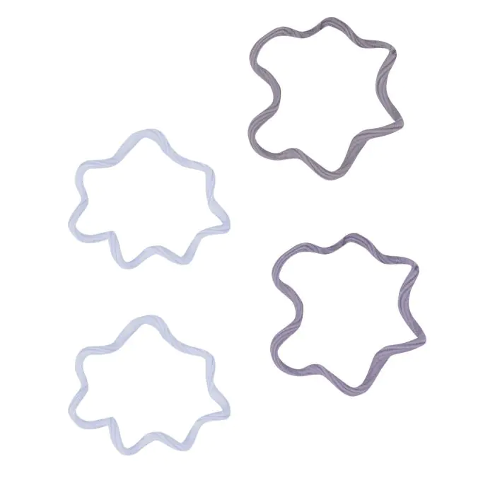 Set 4 Gomas Retorcidas