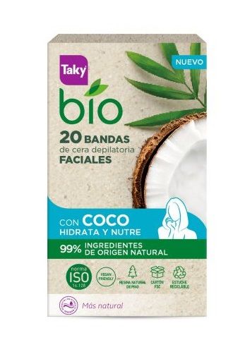 Bandas Depilatórias Faciais Bio Coco