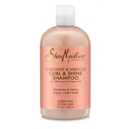 Shea Moisture Champú Coconut & Hibiscus Curl & Shine Shampoo ...
