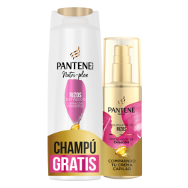 Pantene Pack Crema de Peinado Curls + Champú