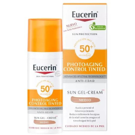 Eucerin Protector Solar Facial Antienvejecimiento con Color Tono ...