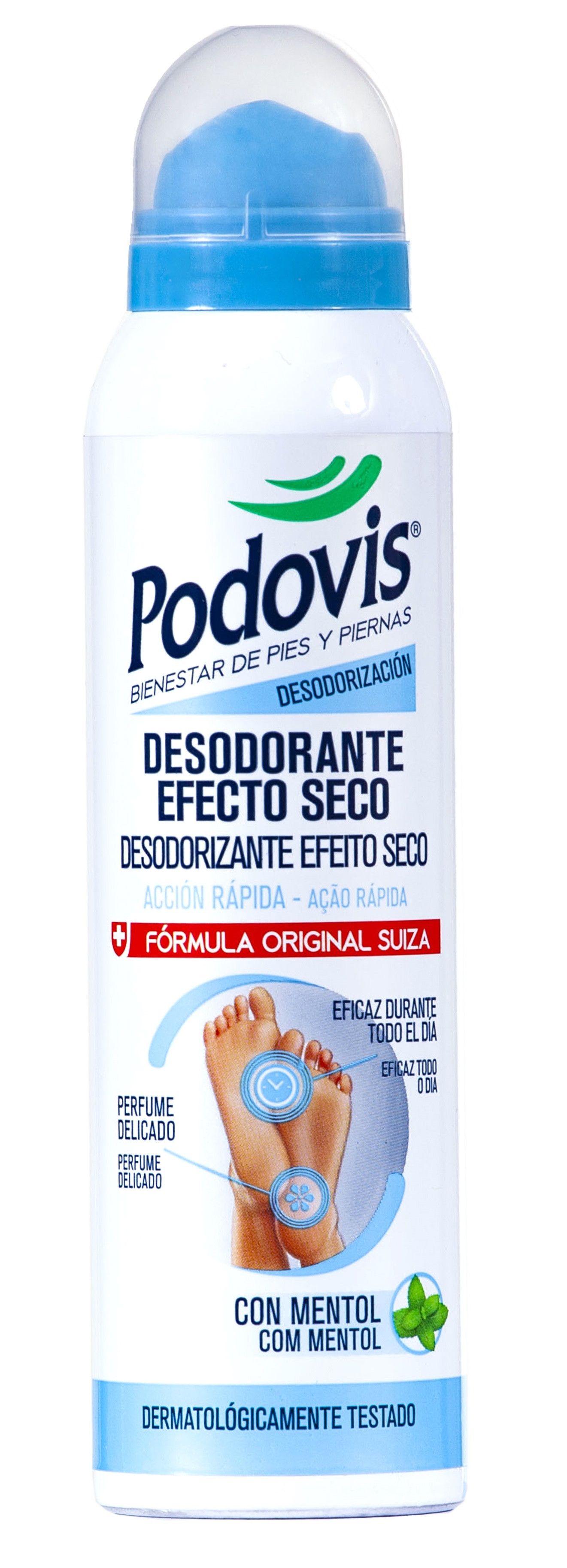 Podovis Crema Efecto Talco – 6 X 100 Ml, Lang Anhaltende Pflegecreme Mit Talkum-Effekt