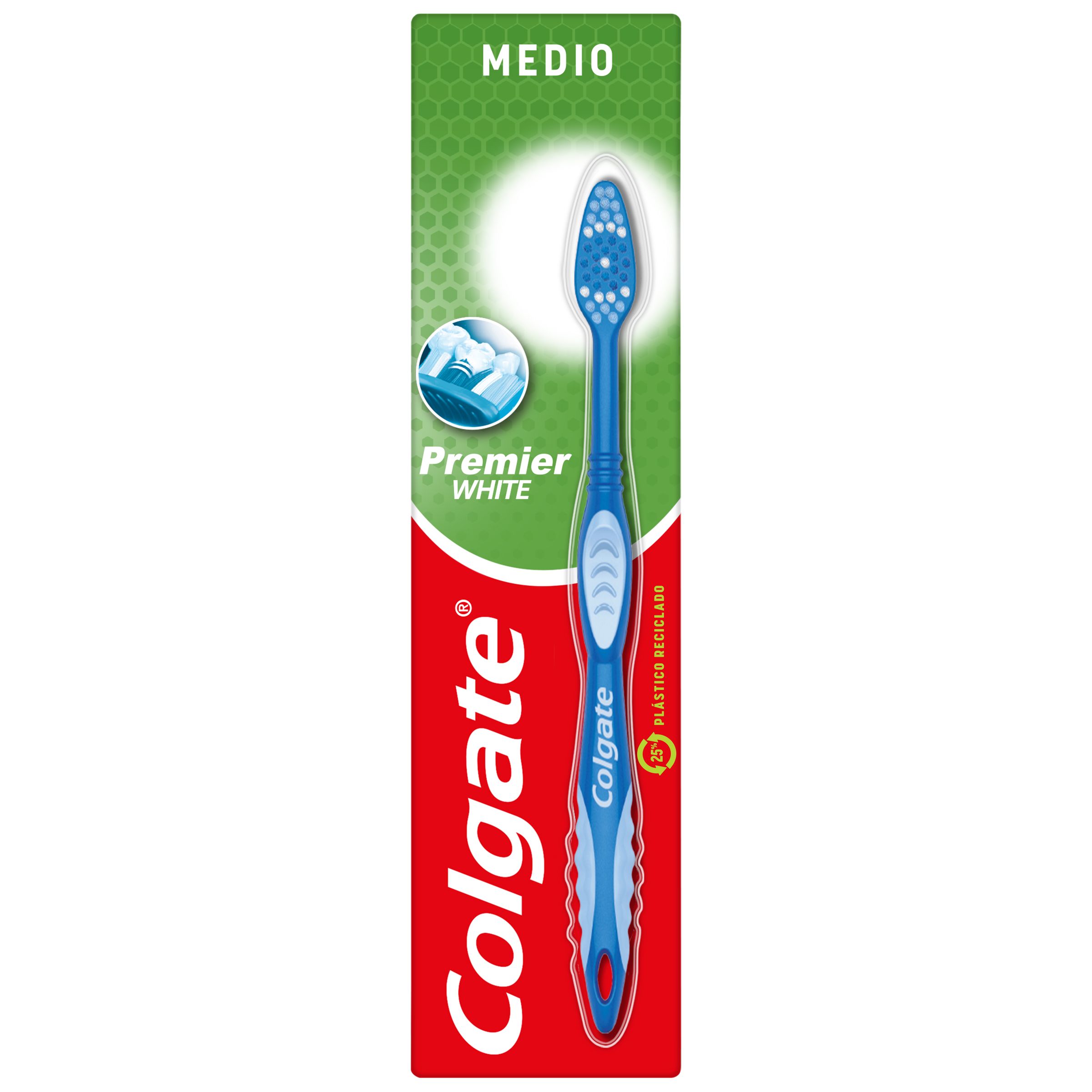 Colgate Cepillo de Dientes Premier White Medio Blanqueador