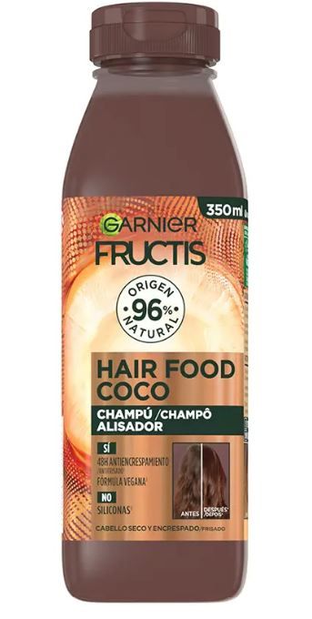 Garnier Fructis Hair Food Champú Alisador de Coco Perfumerias Primor