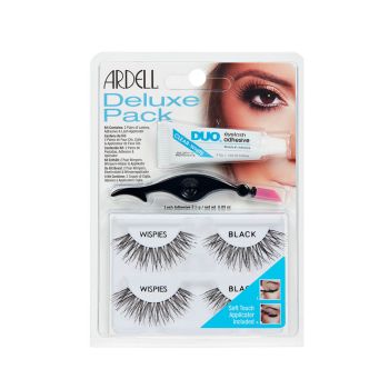Set Pestañas Postizas Deluxe Pack con Adhesivo y Aplicador