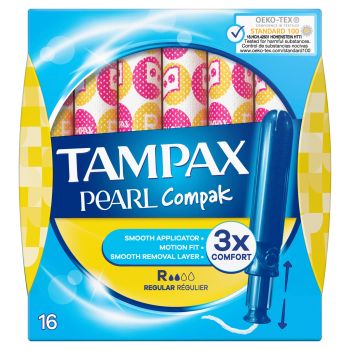 Compak Pearl Regular Tampones