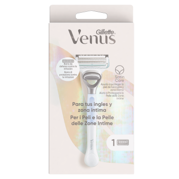 Venus Satin Care Maquinilla Depilación Ingles y Zona Íntima