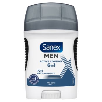Desodorante Stick Men Active Control 6 en 1 72h Anti-Transpirante