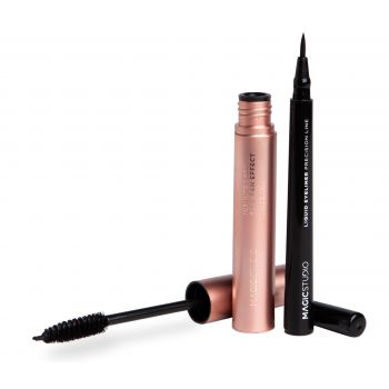 Eyeliner Líquido y Máscara de Pestañas