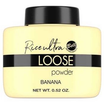 Pós soltos de arroz com banana