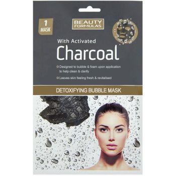 Máscara de bolhas de desintoxicação de carvão ativado