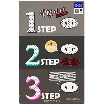 Pig Clear Tiras Limpiadoras de Poros en 3 pasos Pig Clear Tiras Limpiadoras de Poros en 3 pasos