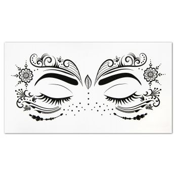 Face Mask Tattoo Dark Princess Face Mask Tattoo Dark Princess