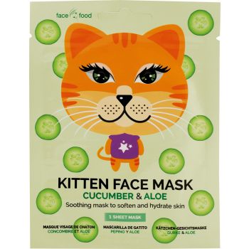 Máscara facial de pepino e aloé