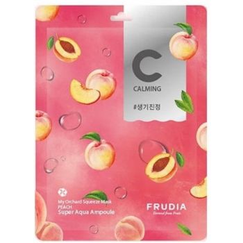 Máscara facial calmante Melocotón apertar Máscara facial calmante Melocotón apertar