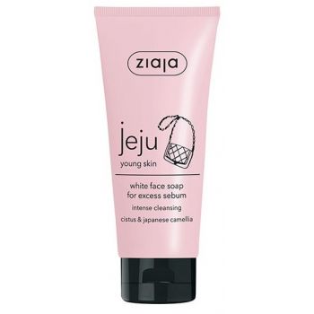 Jeju Young Skin Jabón Facial Blanco