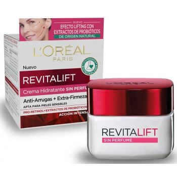 Crema antiarrugas Revitalift sin perfume
