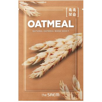 Máscara facial de aveia