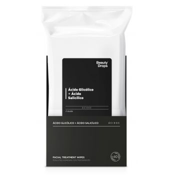 Toallitas Desmaquillantes con Ácido Glicólico y Ácido Salicílico