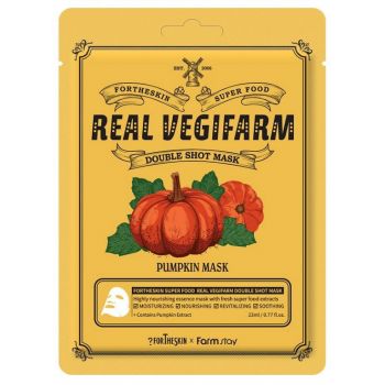 SUPER FOOD REAL VEGIFARM Mascarilla Facial de Calabaza