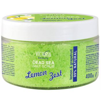 Exfoliante Facial y Corporal de Sal y Cáscara de Limón