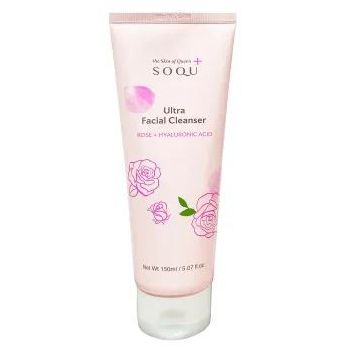 Produto de limpeza facial com extrato de rose &amp; rose