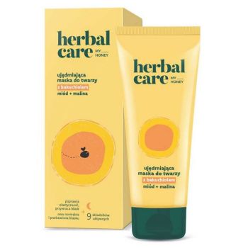 Herbal Care Mascarilla Facial Reafirmante con Bakuchiol, Miel y Frambuesa
