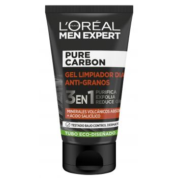 L´Oréal Men Expert Gel de limpeza Carvão Ativo anti-boburlhas para homem