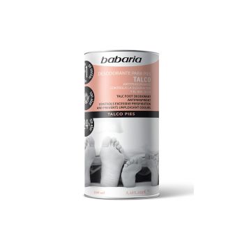 Pó de talco desodorizante para os pés