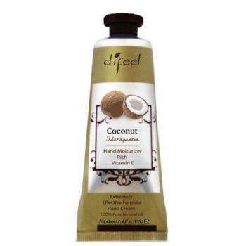 Creme de coco para as mãos