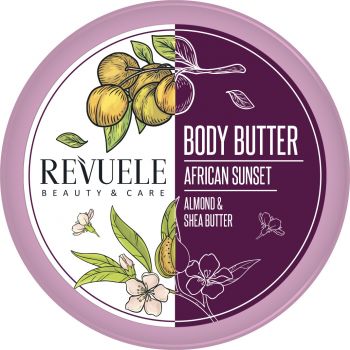 African Sunset Body Butter Manteiga de amêndoa e karité