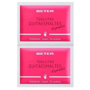 Toalhetes expressos para remoção do verniz das unhas