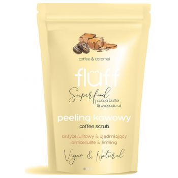 Esfoliante corporal de caramelo e café