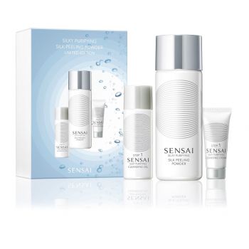 Set de Limpieza Silky Purifying Silk Peeling Powder 