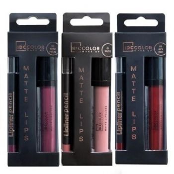 Brillo de Labios Mate & Delineador de Labios