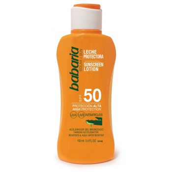 Leche Protector Solar con Aloe Vera SPF 50