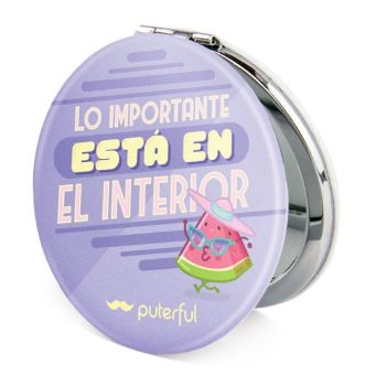 Espelho Duplo "Lo importante está en el interior"