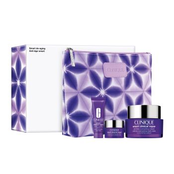 Estuche de regalo antiedad Smart Wrinkle + serum y contorno de ojos en formato viaje