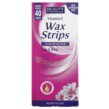 Tiras depilatórias de cera fria Pernas e corpo
