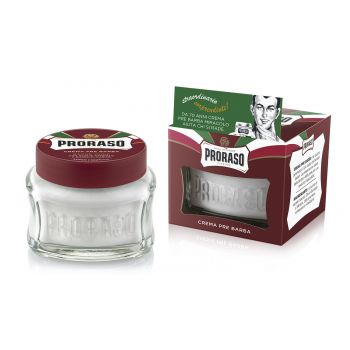 Proraso Creme de Sândalo e Manteiga de Karité Pré-Shave para homem